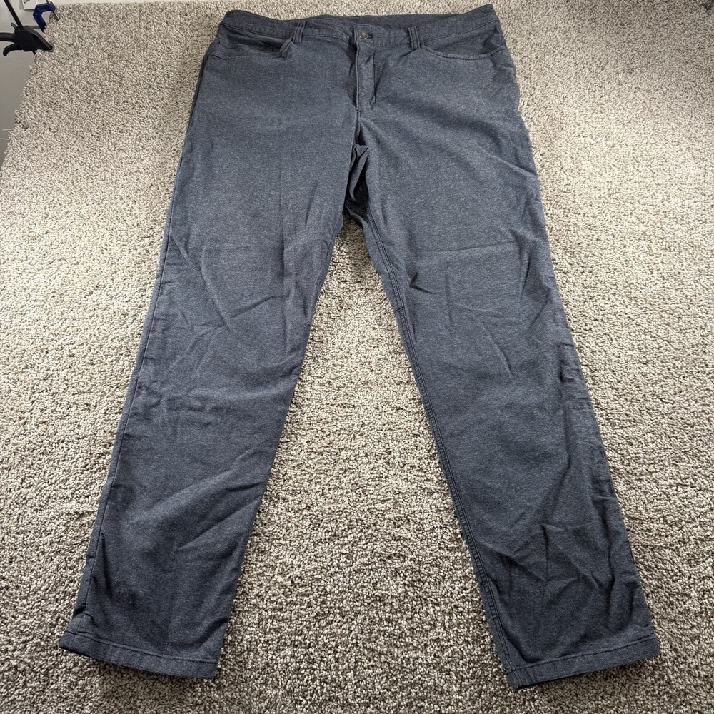 Lululemon Pants Mens 38 Navy‎ Preppy Chino Classiccore Fit Performance Casual